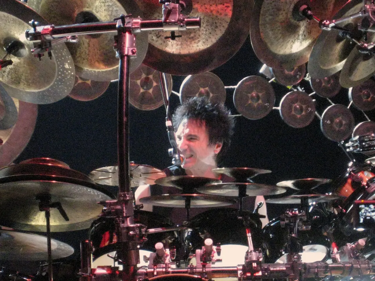 Bozzio performing in 2006
