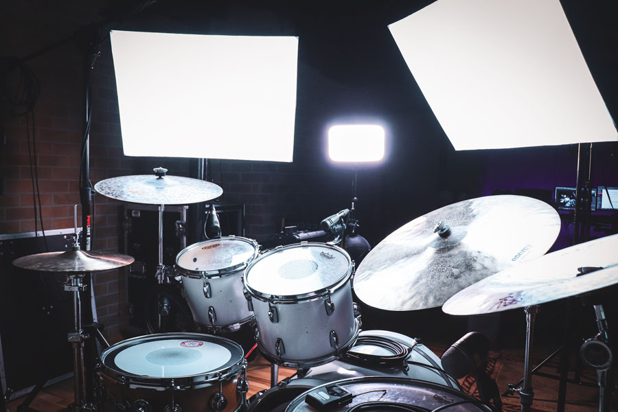 Softbox Lights for Recording Drum Cover Videos