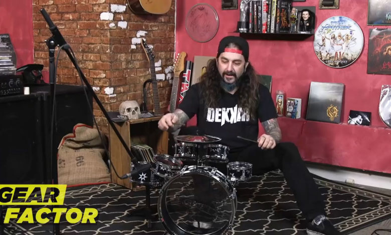 Mike Portnoy honors Neil Peart on Toy Drums