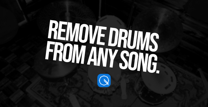 Ways to remove drums from any song easily