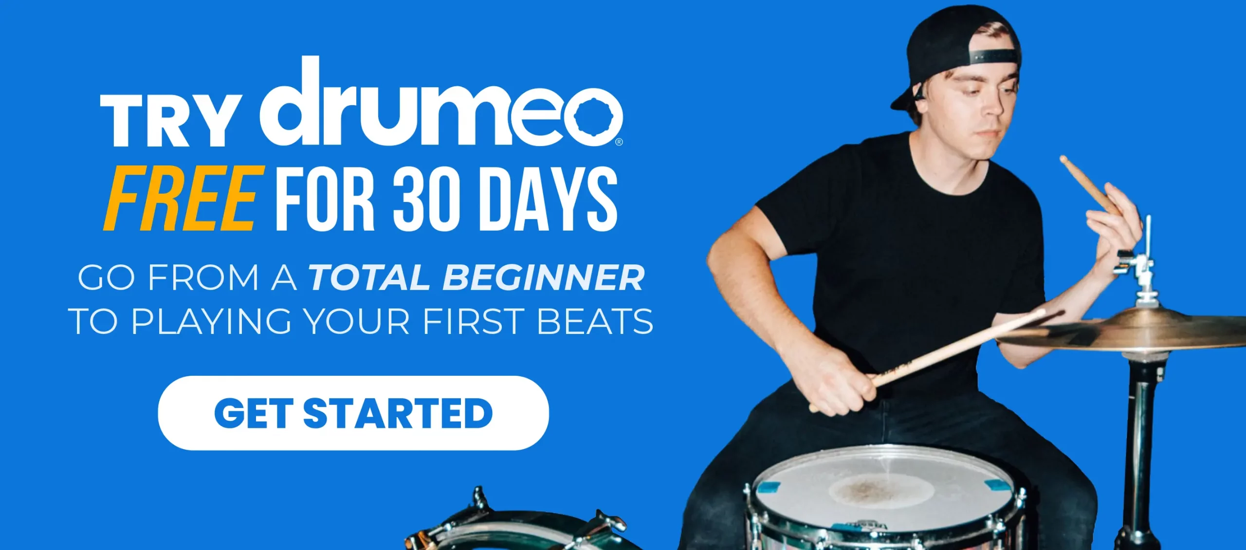 Try Drumeo Free for 30 Days