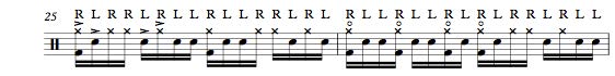 Mix and Match Paradiddle Phrasing