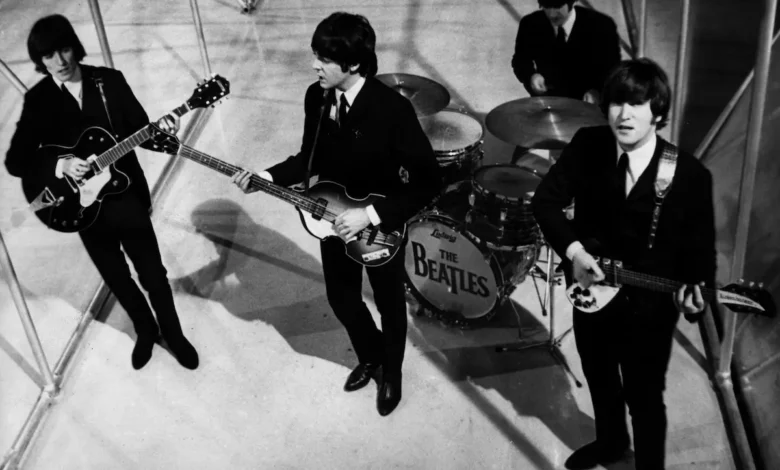 The Beatles recording a TV special at Granada's Manchester Studio