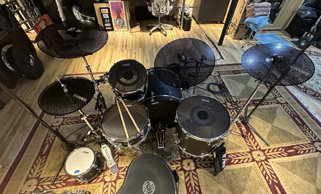 Evans dB One Cymbals and Heads