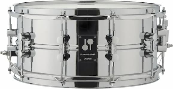 Sonor Kompressor Series Steel Snare Drum 6.5"x 14"