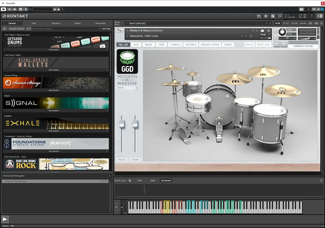 GetGood Drums Modern and Massive UI Window